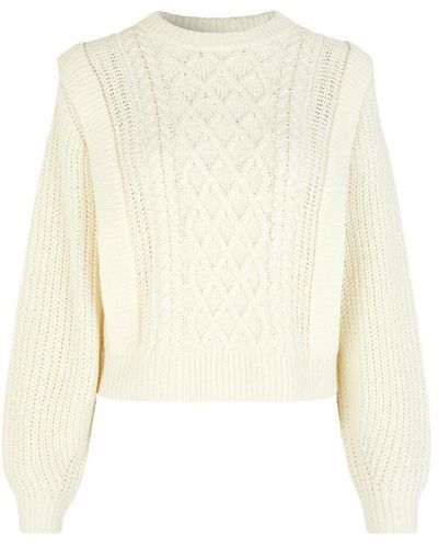 Just Female Mighty knit - Bianco