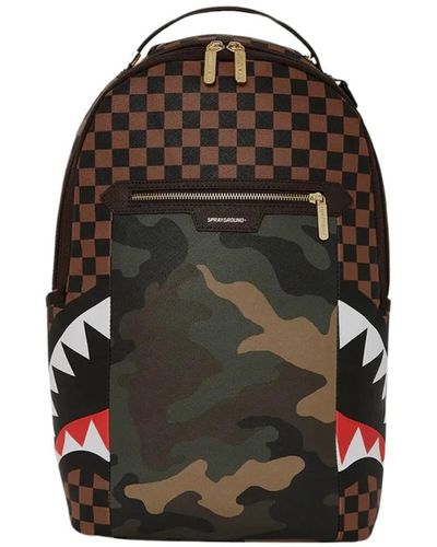 Sprayground Zaino camo accent - Marrone