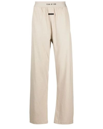 Fear Of God Wide Trousers - Natural