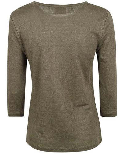 Allude Long Sleeve Tops - Green