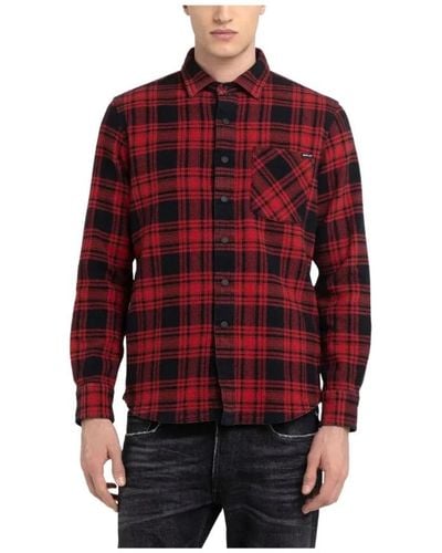 Replay Casual Shirts - Red