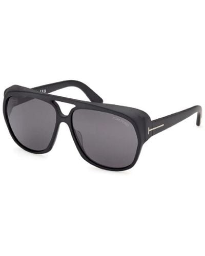 Tom Ford Stilvolle 'jayden' sonnenbrille in schwarz - Grau