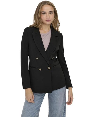 ONLY Life long sleeves fit blazer donna - Nero