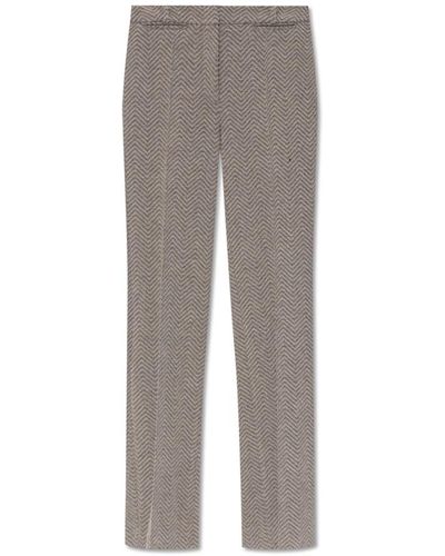 The Mannei Trousers > wide trousers - Gris