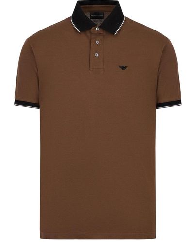 Emporio Armani Polo shirts - Braun