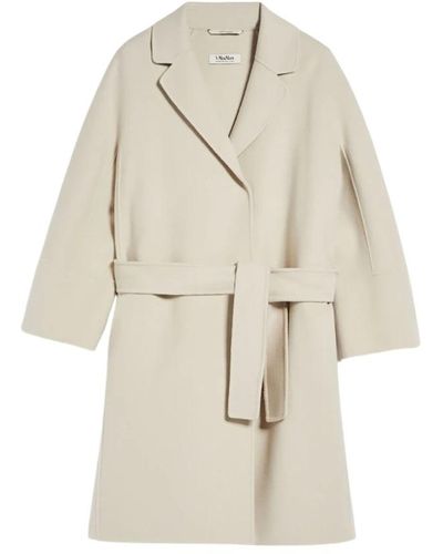 Max Mara Coats > belted coats - Neutre