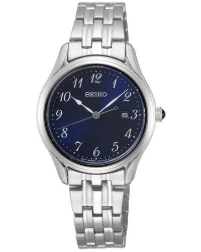 Seiko Orologio classico al quarzo da donna - Blu