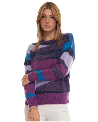 Suncoo Round-Neck Knitwear - Purple