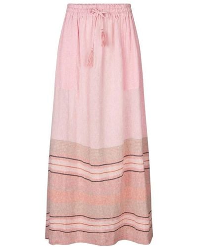 Lolly's Laundry Maxi Skirts - Pink