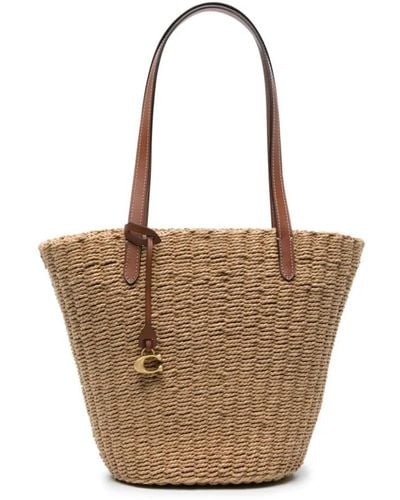 COACH Tote Bags - Brown
