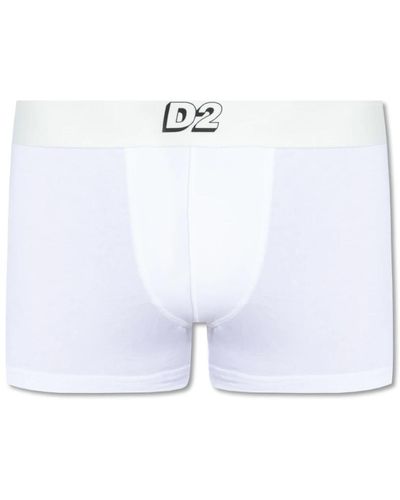 DSquared² Boxershorts mit logo - Weiß