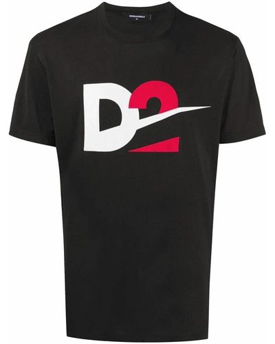DSquared² Cool fit crew neck schwarzes t-shirt