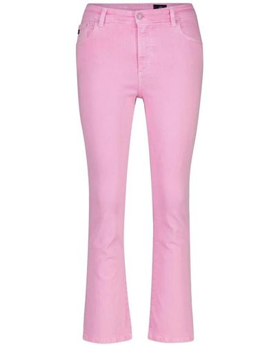 AG Jeans Cropped Jeans - Pink