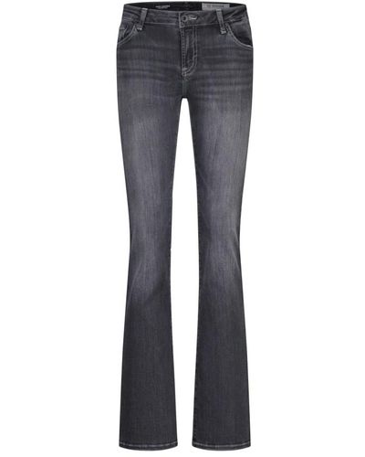 AG Jeans Elastische bootcut jeans mit niedriger leibhöhe - Blau