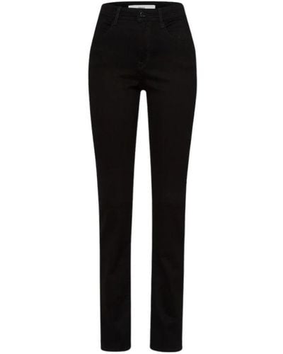 Brax Slim-Fit Trousers - Black