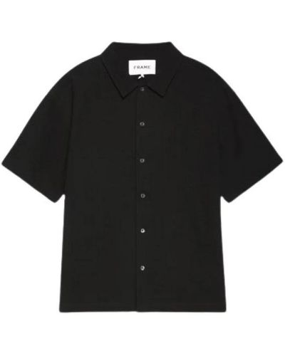 FRAME Short Sleeve Shirts - Black