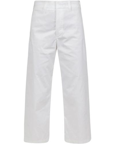 Department 5 Trousers > straight trousers - Blanc