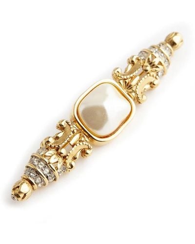 Dior Broche de perles d`occasion - Métallisé