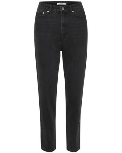 Gestuz Straight Jeans - Black