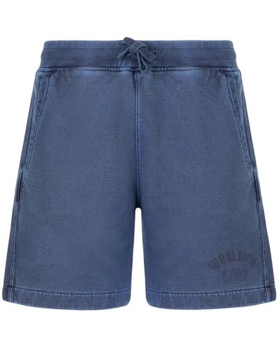 Woolrich Shorts > casual shorts - Bleu