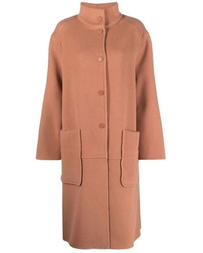 See By Chloé Single-Breasted Coats - Brown