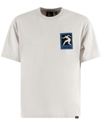 by Parra Creme pigeon legs t-shirt - Weiß
