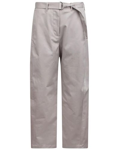 MSGM Straight Trousers - Grey
