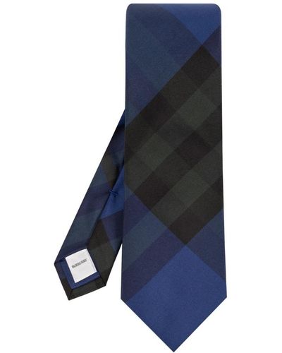 Burberry Cravatta di seta - Blu