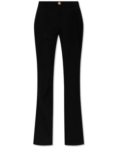 Balmain Pantalones de lana - Negro