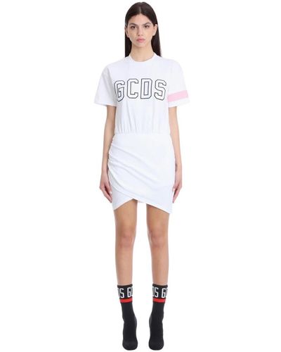 Gcds Short Dresses - White