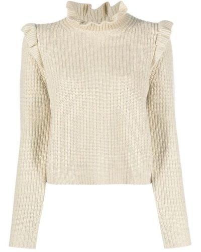 See By Chloé Round-Neck Knitwear - Natural