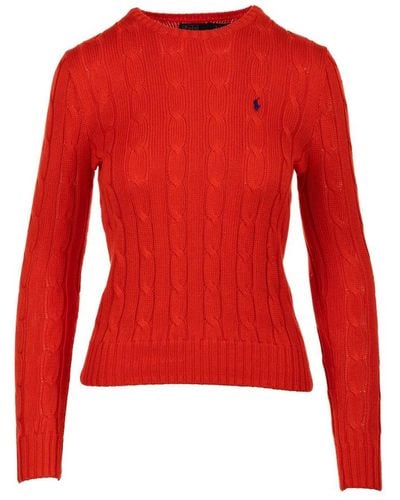 Ralph Lauren Round-Neck Knitwear - Red