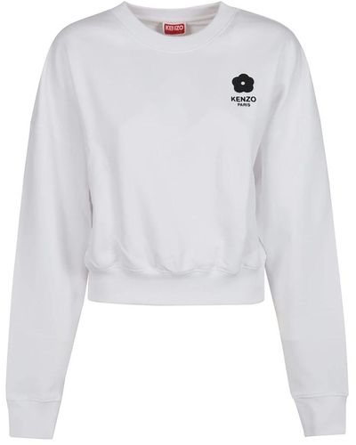 KENZO Cropped sweatshirt - Weiß
