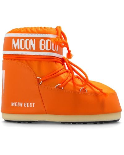 Moon Boot Botas de nieve 'icon low nylon' - Naranja