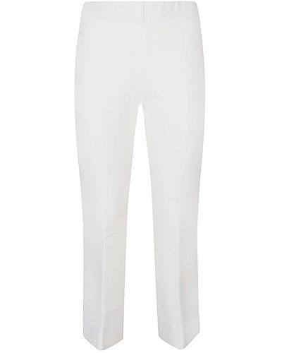 Liviana Conti Cropped Trousers - White