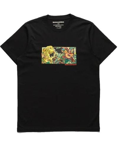 Maharishi T-Shirts - Black