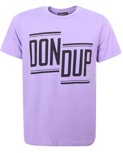 Dondup T-Shirts - Purple
