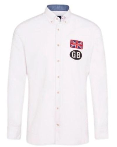 Hackett Shirts > casual shirts - Blanc