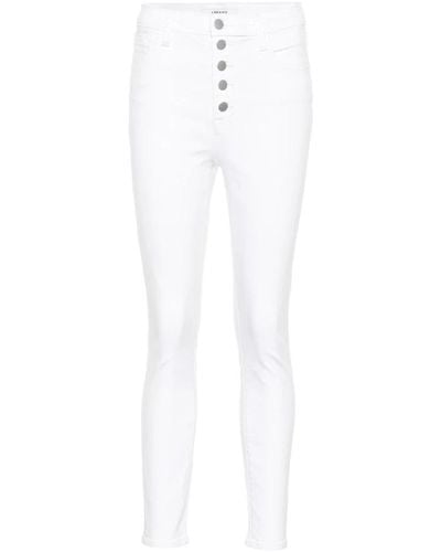 J Brand Slim-Fit Trousers - White