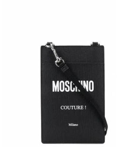 Moschino Couture! Milano Strap Cardholder - Black