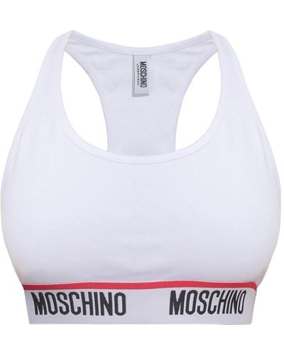 Moschino Tops > sleeveless tops - Blanc