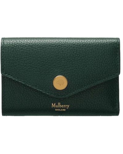 Mulberry Stud folded multi-card wallet - Grün