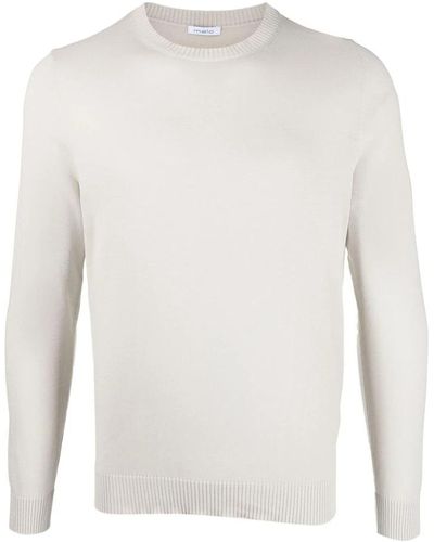 Malo Round-neck knitwear - Weiß
