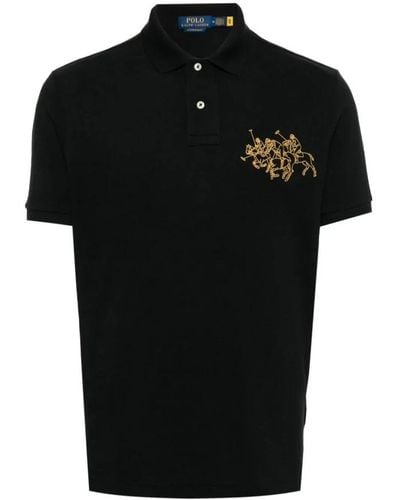 Polo Ralph Lauren Polo Shirts - Black