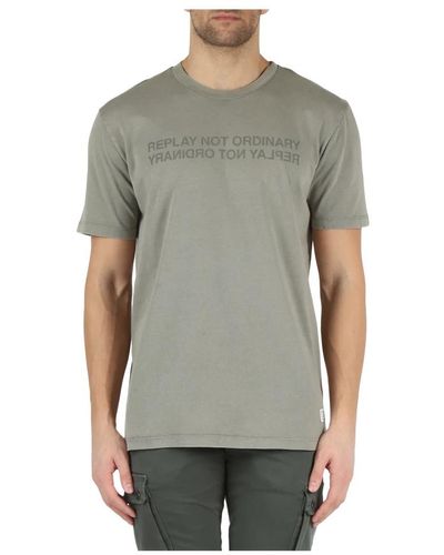 Replay T-Shirts - Grey