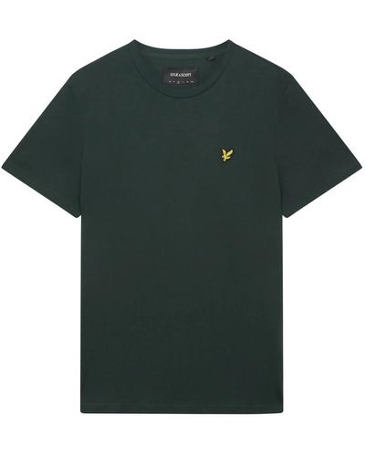 Lyle & Scott T-shirts,baumwoll t-shirt,einfaches t-shirt,einfaches t-shirt - Grün