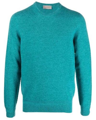 John Smedley Round-Neck Knitwear - Blue