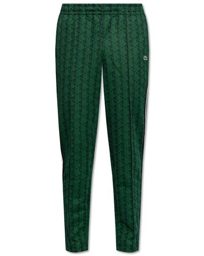 Lacoste Pantaloni della tuta con monogramma - Verde