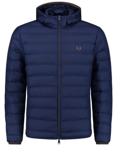 Fred Perry Down Jackets - Blue