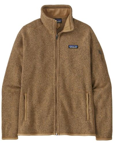Patagonia Confortevole giacca maglione con zip - Marrone